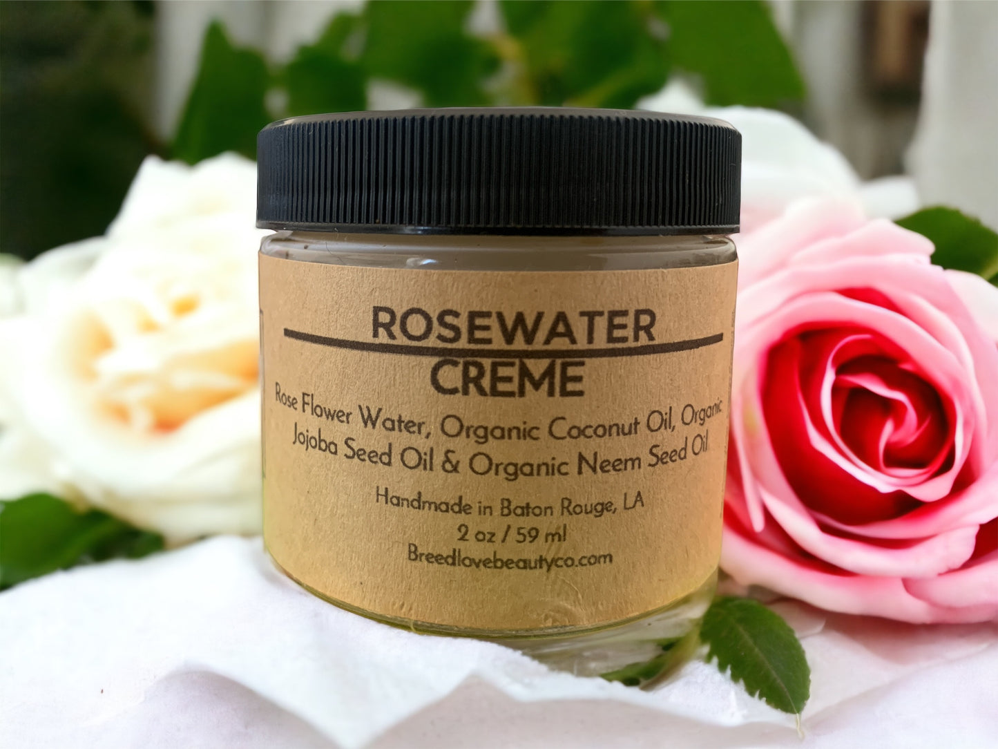 Rose water cream