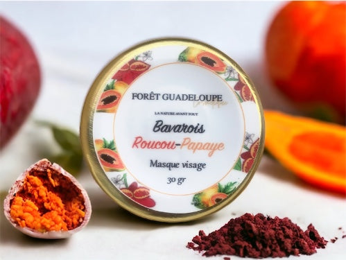 Bavarois roucou papaye