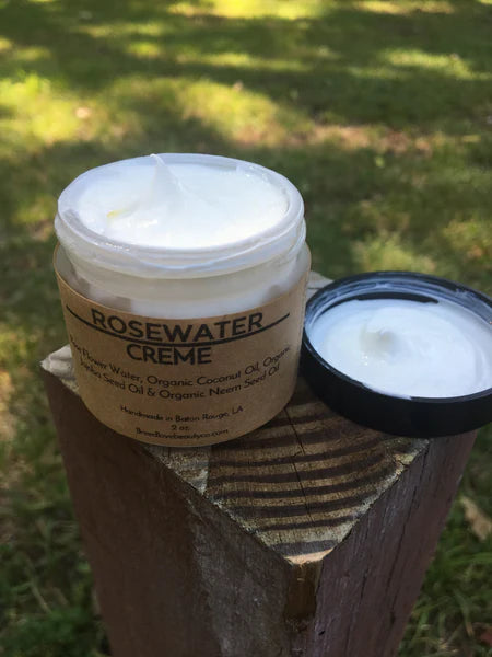 Rose water cream