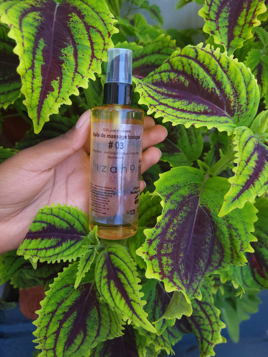 Huile de massage tonique 120ml